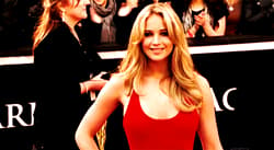 Jennifer Lawrence Red Dress'