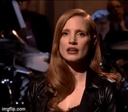 Sexy Jessica Chastain Face'