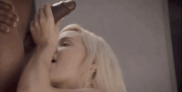 Kylie Page Gets a Black Cock Blowjob picture 1 of 1