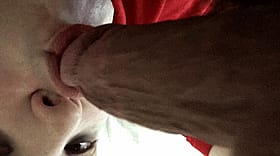 Sissy's Selfsuck: Autofellatio Blowjob Makeup Selfshot'