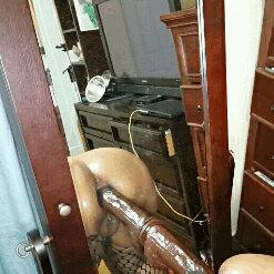 Ebony Anal Slut Gets Fucked in the Mirror picture 1 of 1