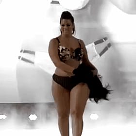 Ashley Graham's Curvy Body in Lingerie: Big Tits and BBW Beauty'