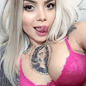 Ray Mattos' Selfshot with Split Tongue Tattoos'