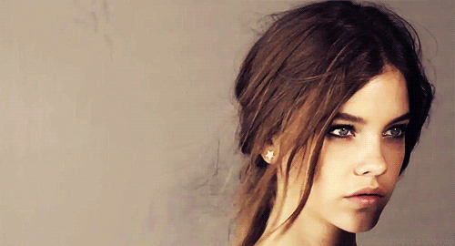 Hot Chick with Long Hair and Earring picture 1 of 1