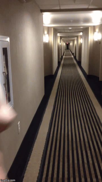 Blonde Hallway Hotel Fun picture 1 of 1