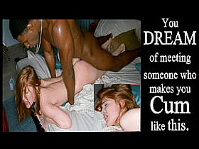 You Dream of Meeting Someone Like the One in the Caption: Interracial Sissy Fucking'