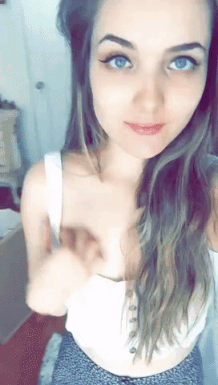 Big Tits Babe Smiling at the Camera picture 1 of 1