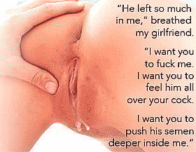 Hotwife Cuckold Caption: Deep Penetration, Creamy Pussy, and Semen-Filled Cumshots'