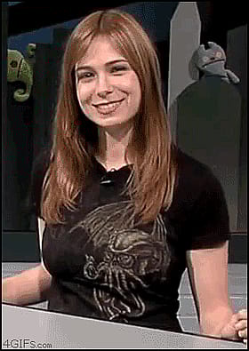 Veronica Belmont's Big Tits Bouncing in a Celebrity Non-Nude Scene'
