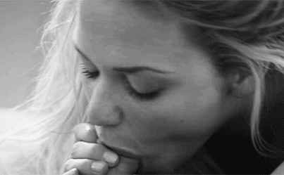 Blonde Babe Giving a Deepthroat Blowjob picture 1 of 1