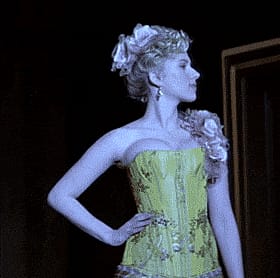 Scarlett Johansson in Yellow Lingerie: Big Tits and Blonde Celebrity'