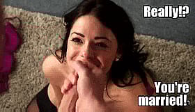 Cheating Bitch Gets a Handjob from a Cumshot'