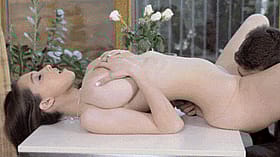 Big Tits Lesbian Teen Fucking with Toys'