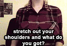 Amateur Big Tits Funny: Stretch Out Your Shoulders and What Do You Got?'