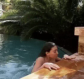 Babes in the Pool: Sexy GIF of a Teen Girl'
