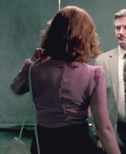 Christina Hendricks' Bouncing Tits in the Elevator: A Non-Nude Celebrity Moment picture 1 of 1