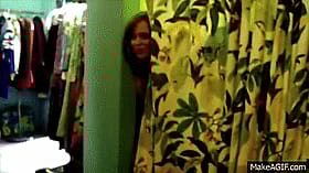 Jessica Reyes' Sexy Smile Tease in the Dressing Room'