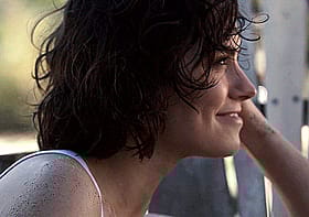 British Brunette Celebrity Daisy Ridley Showering in the Sun'