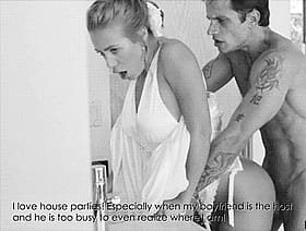 Hot Babe Gets Hardcore Fucked in the House Party!'