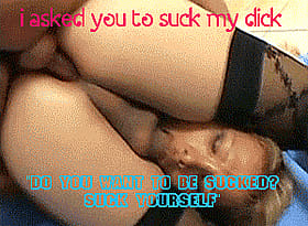 Sissy Caption: Sissy Slave Wants to Be Sucked'