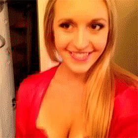 Blonde Babes in Lingerie Showing Off Their Big Tits'