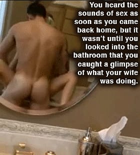 Caught in the act: A hotwife's mirror moment'