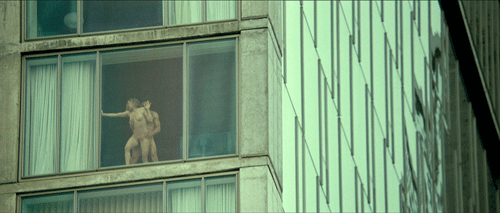 Hot Funny Guy Giving Himself a Hand Job in the Window picture 1 of 1