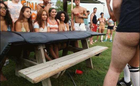 Brunette College Party: Asses and Fun picture 1 of 1