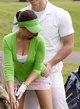 Babes in Uniform: Hot and Steamy Golf Course Action'