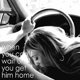 Babes Gettin' Nasty: When You Can't Wait Until You Get Him Home'