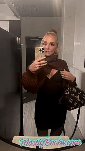 Birthday dinner boobs ready to be sucked Birthday dinner boobs ready to be sucked