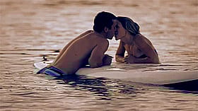 Sexy Girl in the Water: Boobs and Butt on Display'