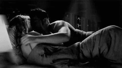 Get Your Freak On: Two People Making Out in Bed picture 1 of 1