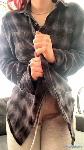 Big Tits Revealed: A Simple Outfit with a Nice Surprise