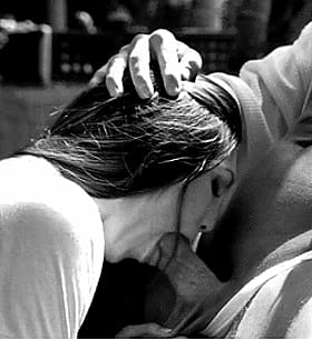 Brunette Babe Gets FaceFucked by Big Dick'