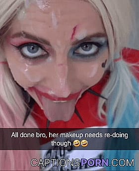 Your Girlfriend dressed up as Harley Quinn for Halloween