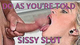 Blowjob from a Sissy Slut'